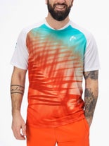 Head Men Cilic Melbourne Crew Orange XL