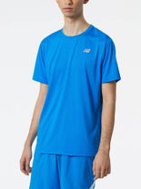 New Balance Men's Accelerate SS Top Blue XL