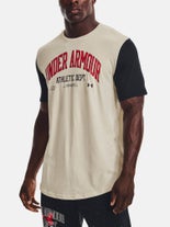 Under Armour Men Spring Athletics T-Shirt Beige XL
