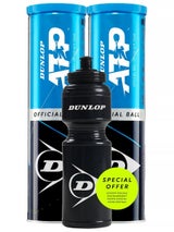 Dunlop ATP Bi-Pack Tennis Ball & Drinks Bottle