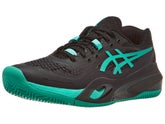Asics Gel Resolution X Clay Bk/Aurora Green Men's Shoes