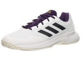 Chaussures Homme adidas GameCourt 2 White/Black/Plum - TOUTES SURFACES