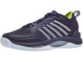 Chaussures Homme K-Swiss Hypercourt Supreme 2 Peacoat/Blanc/Vert - TERRE BATTUE