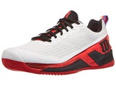 Chaussures Homme Wilson Rush Pro 4.5 Tofu/Infrared/Black - TOUTES SURFACES