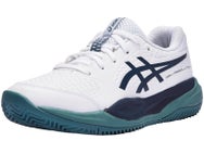 Asics Gel Resolution X GS Clay Wh/Midnight Junior Shoe