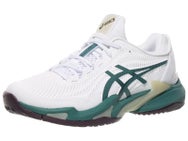 Scarpe Asics Court FF 3 Bianco/Foggy Teal Uomo - TUTTE LE SUPERFICI