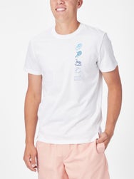 Camiseta manga corta hombre Asics Game Seasonal Graphic - Blanco