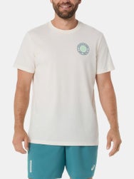 Camiseta manga corta hombre Asics PDL Court Graphic - Beis