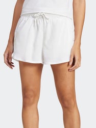 Pantalón corto mujer adidas Core Club - Blanco