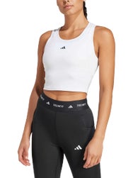 Crop top mujer adidas Training - Blanco