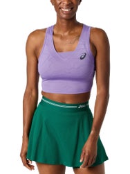 Asics Women's New York Match Crop Top Faded Plum