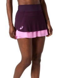 Asics Women's New York Match Mesh Skirt Dark Aubergine