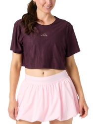 adidas Women's New York Pro Lace Crop Top