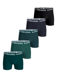 Bjorn Borg Men's Fall Cotton Stretch 5-Pack Boxer