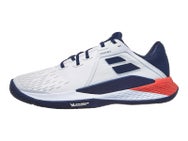 Babolat Propulse Fury 3 AC White/Estate Blue Men's Shoe