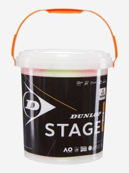 Dunlop Stage 2 Orange Tennis 60 Ball Bucket