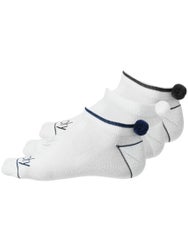 Lucky in Love Women's Pom 3-Pack Low Socks