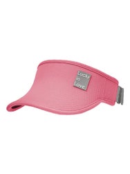Lucky in Love Women's Logo Stretch Visor Pink
