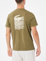 T-Shirt Homme Lacoste Fall Croco Spray