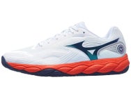 Mizuno Wave Enforce Court 2 AC Wh/Blue/Orange Men Shoes