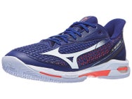 Mizuno Wave Exceed Tour 7 Clay Blue/White/Lava Men Shoe