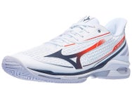 Mizuno Wave Exceed Tour 7 AC White/Blue/Orange Men Shoe
