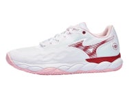Mizuno Wave Enforce Court AC White/Pink Women Shoe