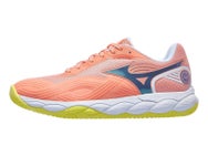 Mizuno Wave Enforce Court 2 Clay Flower/Wind Wom Shoe