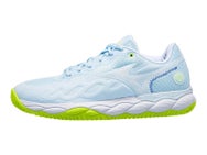 Mizuno Wave Enforce Court Clay Ice/Yellow Wom Shoe