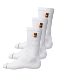 Nike Tennis 3-Pack Elevated Crew Socks White
