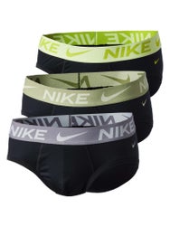 Nike Men's Essential Micro 3-Pack Brief - Black/Yellow
