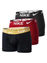 Nike Men's Essential Micro 3-Pack Trunk - Bk/Pk/Bl