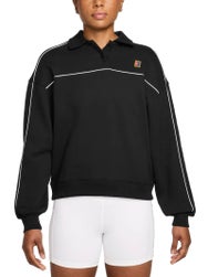 Nike Damen Herbst Fleece Langarm-Crop- Top