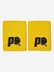 Prince x Smiley Doublewide Wristbands Yellow