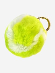 Racquet Inc Furry Tennis Ball Keychain Yellow