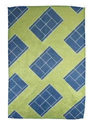 Racquet Inc Tennis Courts Towel Blue/Green