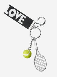 Racquet Inc Tennis Racket Keychain Green