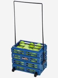 Tourna Ballport 80 Deluxe Ball Hopper Blue w/ Wheels