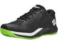 Wilson Rush Pro Ace Clay Black/Gecko Green Men Shoe