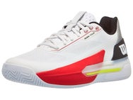 Chaussures Homme Wilson Rush Tour 5 White/Black/Red - TOUTES SURFACES