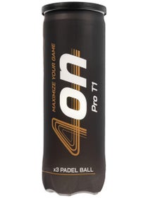 Tubo de 3 pelotas 4on T1 Padel 