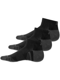 3 paires de chaussettes Under Armour Performance Tech noires