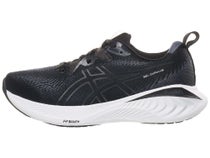 ASICS Gel Cumulus 25 (Schmal) Damen Laufschuhe Schwarz/Wei&#xDF;