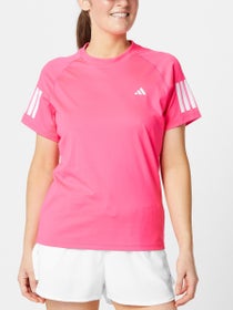 Camiseta mujer adidas Club 3 bandas