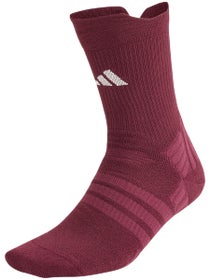 adidas Tennis Crew Socks Maroon