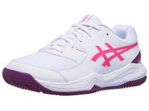 Asics Gel Dedicate 8 Padel Wh/Dragon Fruit Junior Shoes