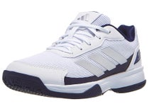 adidas Crazyquick Padel White/Dark Blue Junior Shoes