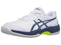 Asics Gel Game 9 GS Clay White/Mako Blue Junior Shoes