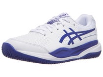 Asics Gel Resolution X GS Clay White/Cobalt Junior Shoe
