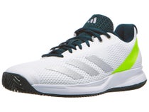 Chaussures Homme adidas Courtflash Speed Blanc / citron TERRE BATTUE